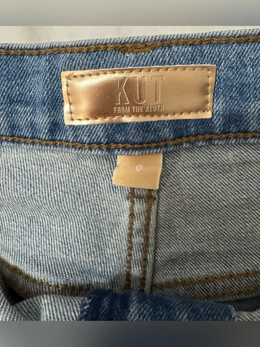 EUC Kut From The Kloth Women's Holly Blue Skirt Size 6 - Picture 3 of 6